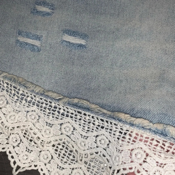 Free People Lacey Denim Cutoff Shorts - Picture 4 of 8